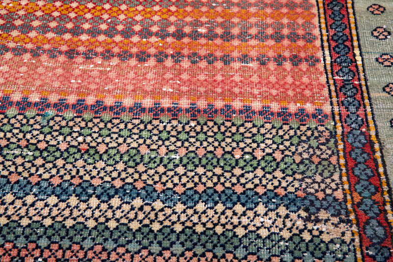 13' 3" x 5' 2" Excellent Hand-Knotted Antique Collectible Tribal Rug - Yasi & Fara 