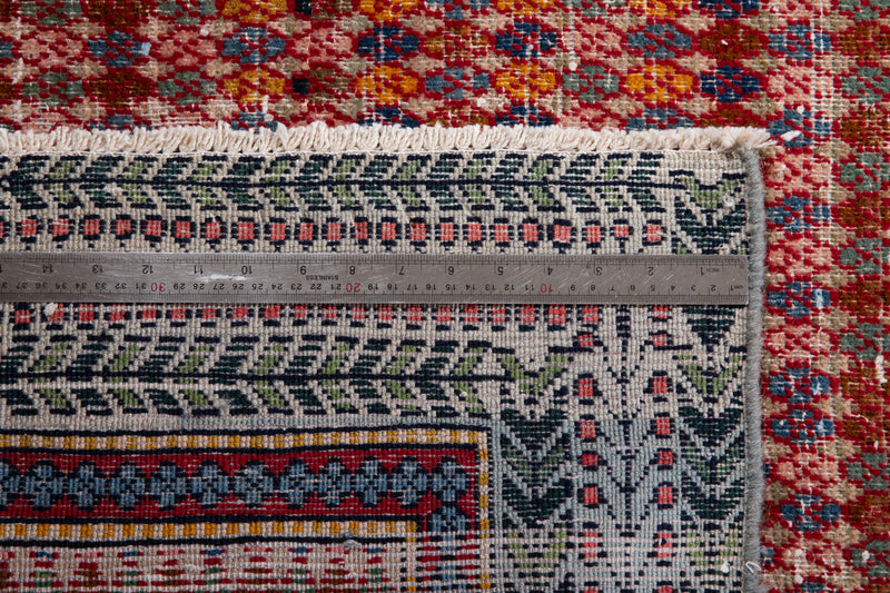 13' 3" x 5' 2" Excellent Hand-Knotted Antique Collectible Tribal Rug - Yasi & Fara 