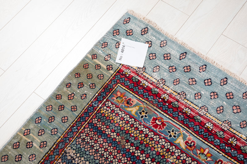 13' 3" x 5' 2" Excellent Hand-Knotted Antique Collectible Tribal Rug - Yasi & Fara 