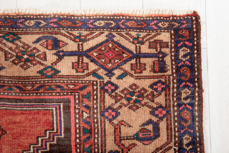 7' x 4' 4" Excellent Hand-Knotted Collectible Vintage Tribal Rug - Yasi & Fara 