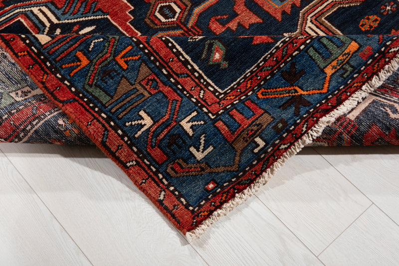 6' 7" x 4' 2" Excellent Hand-Knotted Collectible Vintage Tribal Rug