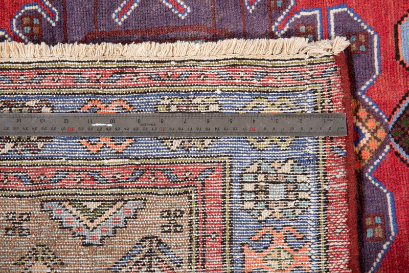 6' 11" x 4' 2" Excellent Hand-Knotted Vintage Tribal Rug