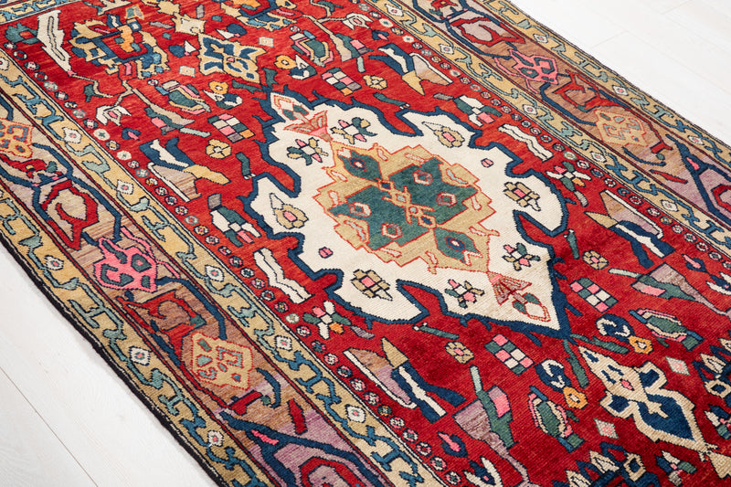 8' 1" x 4' 9" Excellent Hand-Knotted Antique Collectible Tribal Rug - Yasi & Fara 