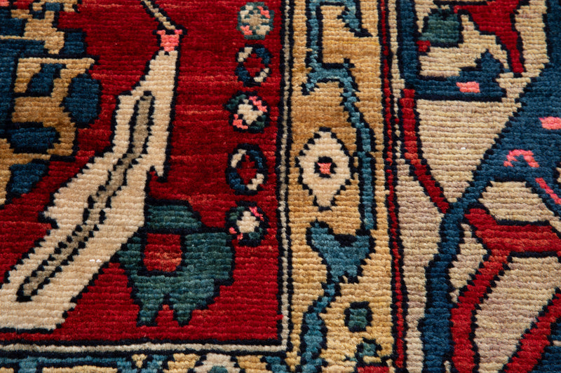 8' 1" x 4' 9" Excellent Hand-Knotted Antique Collectible Tribal Rug - Yasi & Fara 