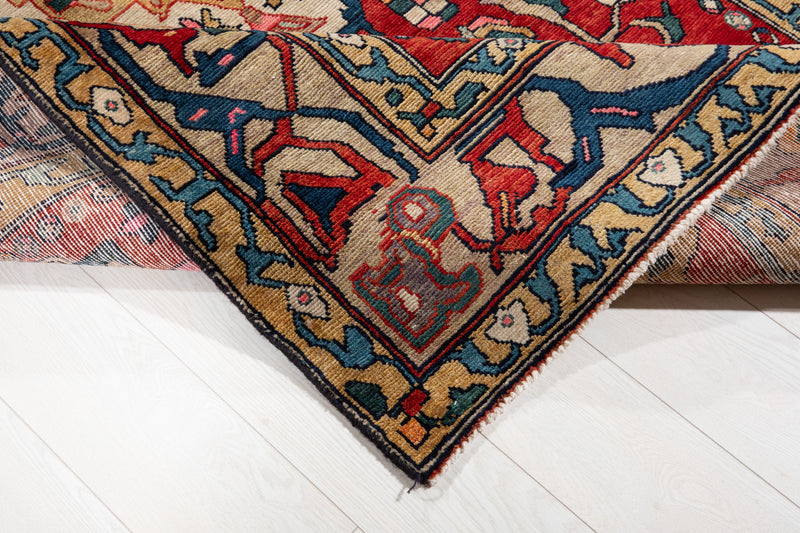 8' 1" x 4' 9" Excellent Hand-Knotted Antique Collectible Tribal Rug - Yasi & Fara 