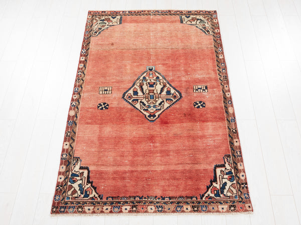 6' 7" x 4' Excellent Hand-Knotted Antique Collectible Tribal Rug - Yasi & Fara 