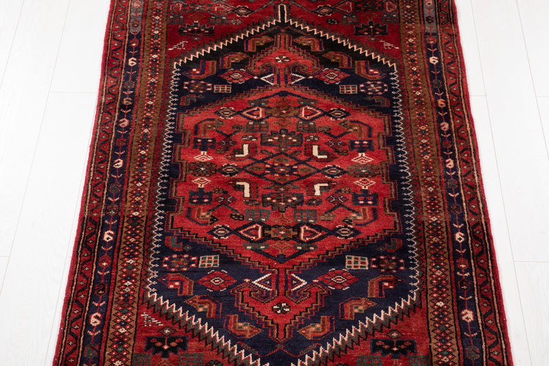 7' 1" x 3' 7" Excellent Hand-Knotted Vintage Tribal Rug - Yasi & Fara 