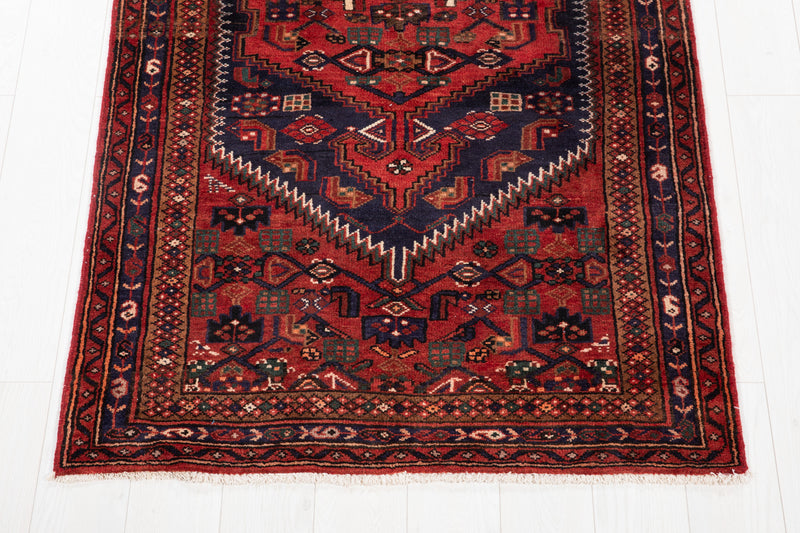 7' 1" x 3' 7" Excellent Hand-Knotted Vintage Tribal Rug - Yasi & Fara 