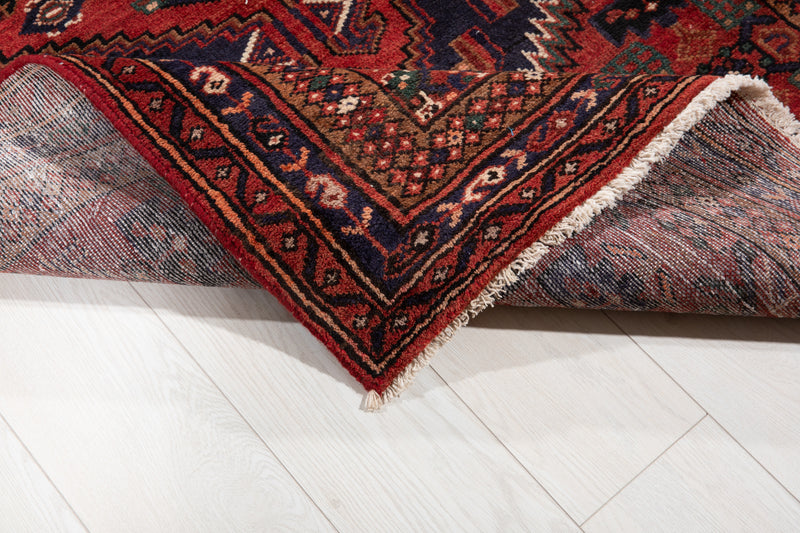 7' 1" x 3' 7" Excellent Hand-Knotted Vintage Tribal Rug - Yasi & Fara 