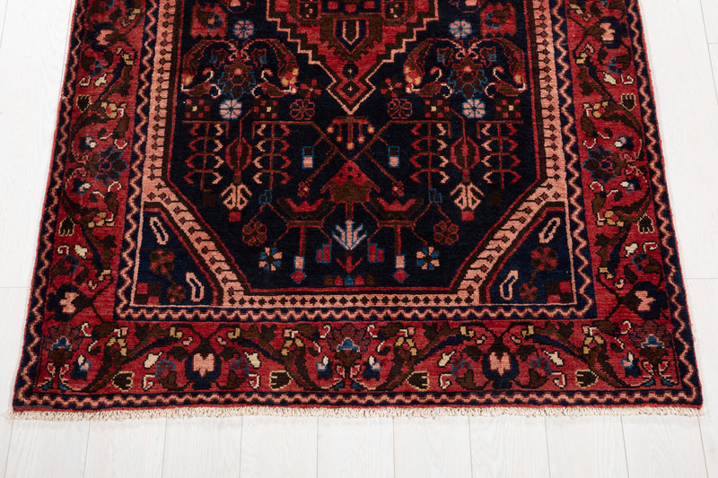 6' 8" x 4' 3" Excellent Hand-Knotted Antique Collectible Tribal Rug - Yasi & Fara 