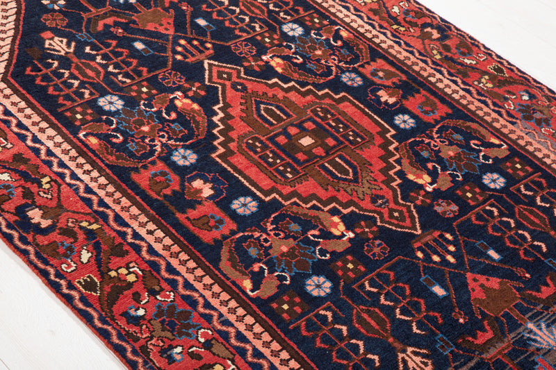 6' 8" x 4' 3" Excellent Hand-Knotted Antique Collectible Tribal Rug - Yasi & Fara 