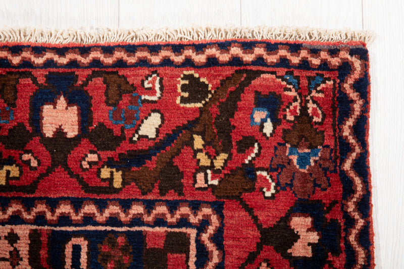 6' 8" x 4' 3" Excellent Hand-Knotted Antique Collectible Tribal Rug - Yasi & Fara 
