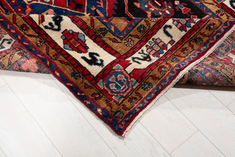 7' 7" x 4' 9" Excellent Hand-Knotted Vintage Tribal Rug - Yasi & Fara 