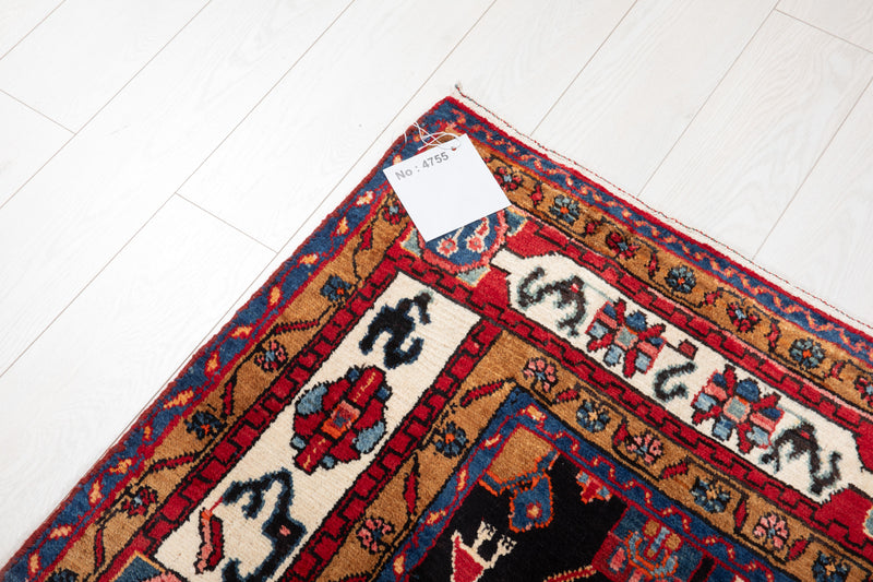 7' 7" x 4' 9" Excellent Hand-Knotted Vintage Tribal Rug - Yasi & Fara 