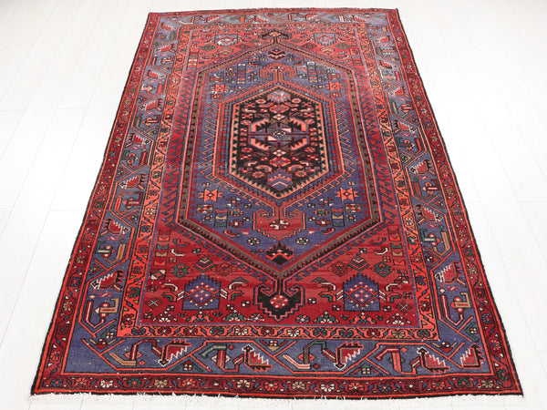 7' 3" x 4' 7" Excellent Hand-Knotted Antique Collectible Tribal Rug - Yasi & Fara 