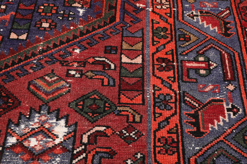 7' 3" x 4' 7" Excellent Hand-Knotted Antique Collectible Tribal Rug - Yasi & Fara 
