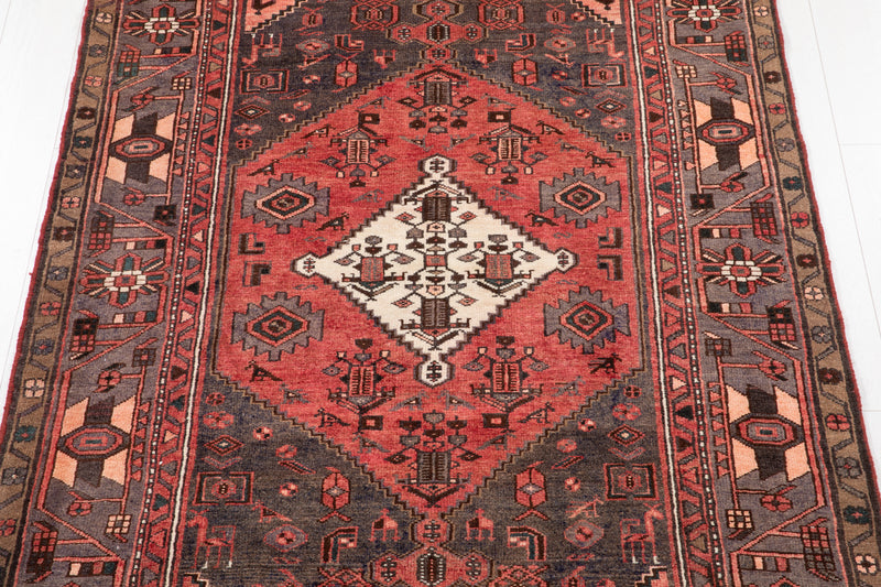 7' 6" x 4' 6" Excellent Hand-Knotted Vintage Tribal Rug - Yasi & Fara 