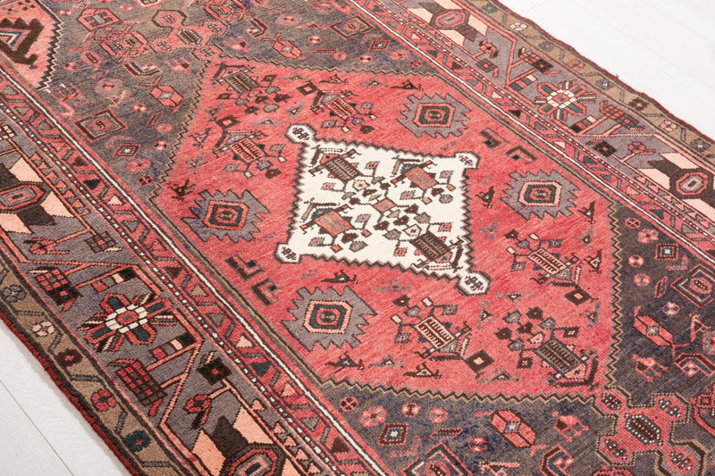 7' 6" x 4' 6" Excellent Hand-Knotted Vintage Tribal Rug - Yasi & Fara 
