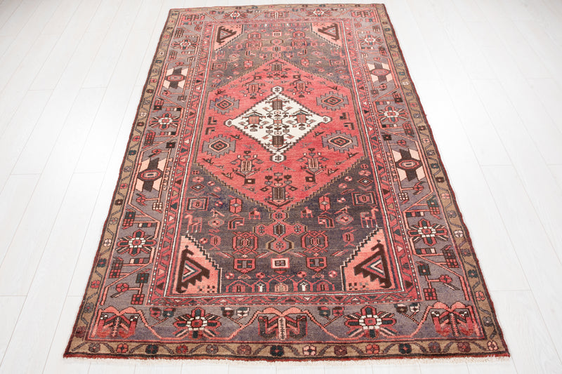 7' 6" x 4' 6" Excellent Hand-Knotted Vintage Tribal Rug - Yasi & Fara 