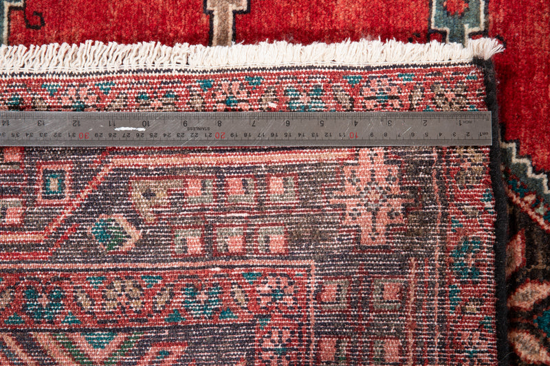 9' 6" x 4' 3" Excellent Hand-Knotted Vintage Tribal Runner Rug - Yasi & Fara 