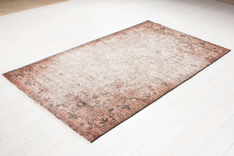 7' 2" x 4' 1" Excellent Hand-Knotted Antique Distressed Tribal Rug - Yasi & Fara 