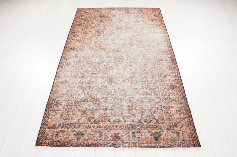 7' 2" x 4' 1" Excellent Hand-Knotted Antique Distressed Tribal Rug - Yasi & Fara 