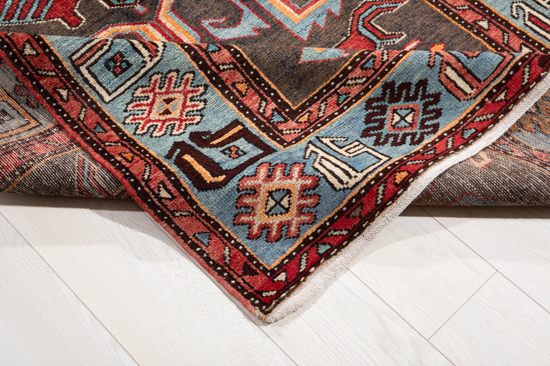 7' x 4' 2" Excellent Hand-Knotted Vintage Tribal Rug - Yasi & Fara 