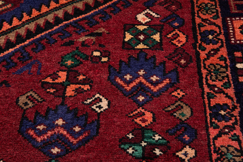 7' 8" x 5' 2" Excellent Hand-Knotted Vintage Tribal Rug - Yasi & Fara 