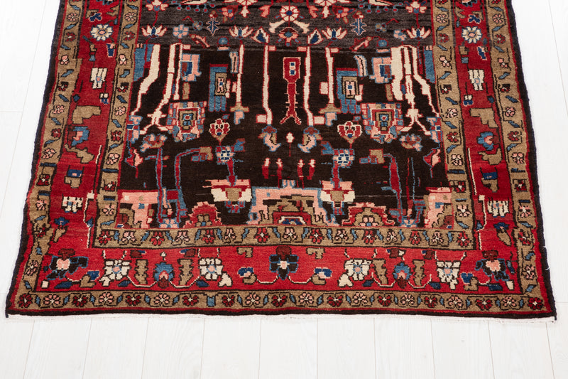 7' 5" x 4' 9" Excellent Hand-Knotted Vintage Collectible Tribal Rug - Yasi & Fara 