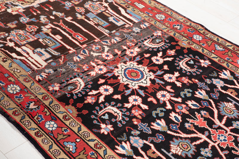 7' 5" x 4' 9" Excellent Hand-Knotted Vintage Collectible Tribal Rug - Yasi & Fara 