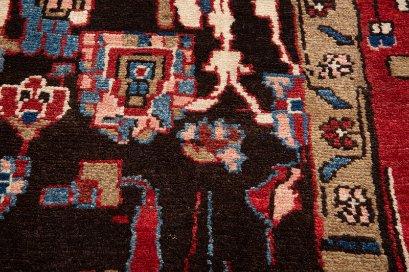 7' 5" x 4' 9" Excellent Hand-Knotted Vintage Collectible Tribal Rug - Yasi & Fara 