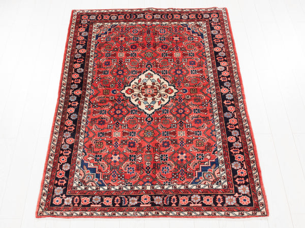 6' 7" x 4' 7" Excellent Hand-Knotted Vintage Tribal Rug - Yasi & Fara 