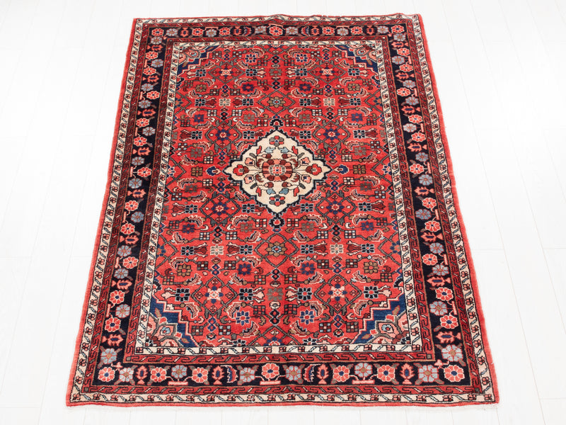 6' 7" x 4' 7" Excellent Hand-Knotted Vintage Tribal Rug - Yasi & Fara 
