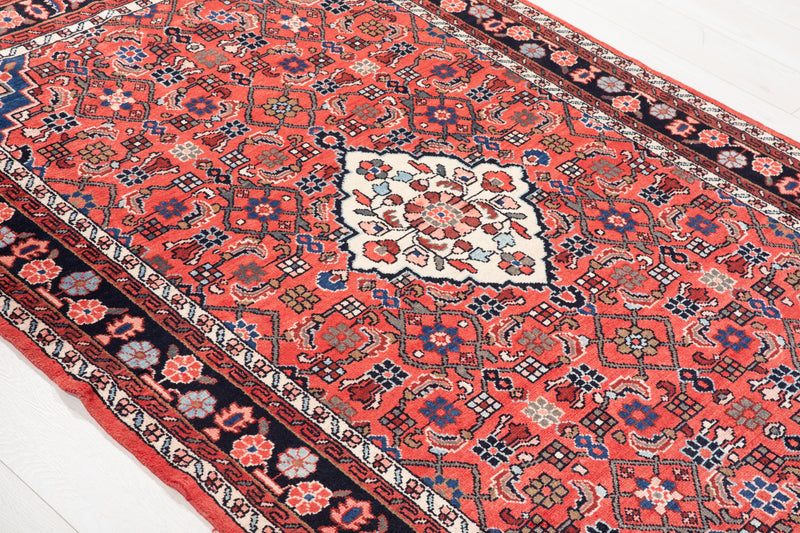 6' 7" x 4' 7" Excellent Hand-Knotted Vintage Tribal Rug - Yasi & Fara 
