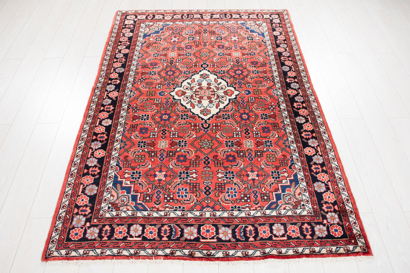 6' 7" x 4' 7" Excellent Hand-Knotted Vintage Tribal Rug - Yasi & Fara 