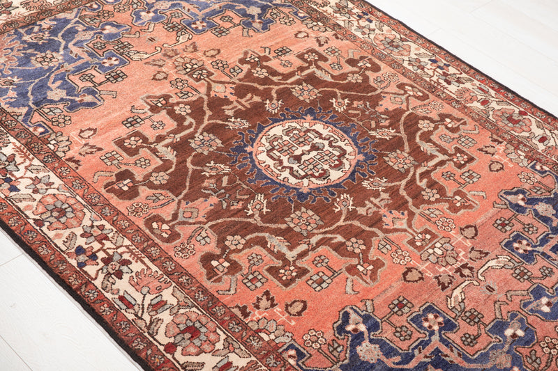 6' 5" x 4' 5" Excellent Hand-Knotted Vintage Tribal Rug - Yasi & Fara 