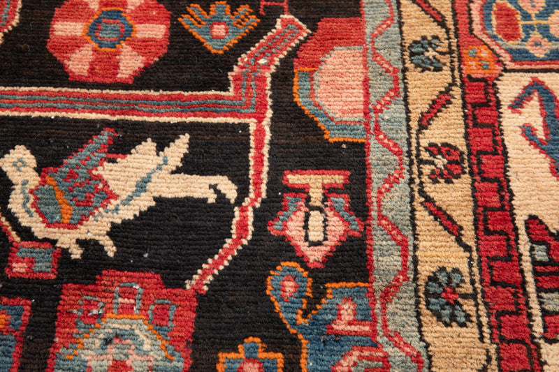 7' 4" x 4' 8" Excellent Hand-Knotted Vintage Tribal Rug - Yasi & Fara 