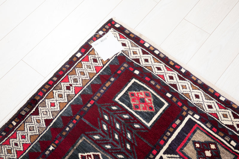 7' 1" x 4' 8" Excellent Hand-Knotted Vintage Tribal Rug - Yasi & Fara 