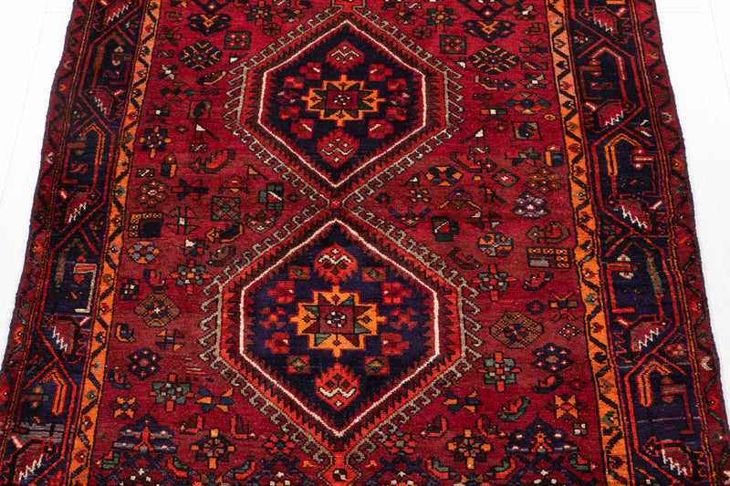 5' 11" x 4' 3" Excellent Hand-Knotted Vintage Tribal Rug - Yasi & Fara 