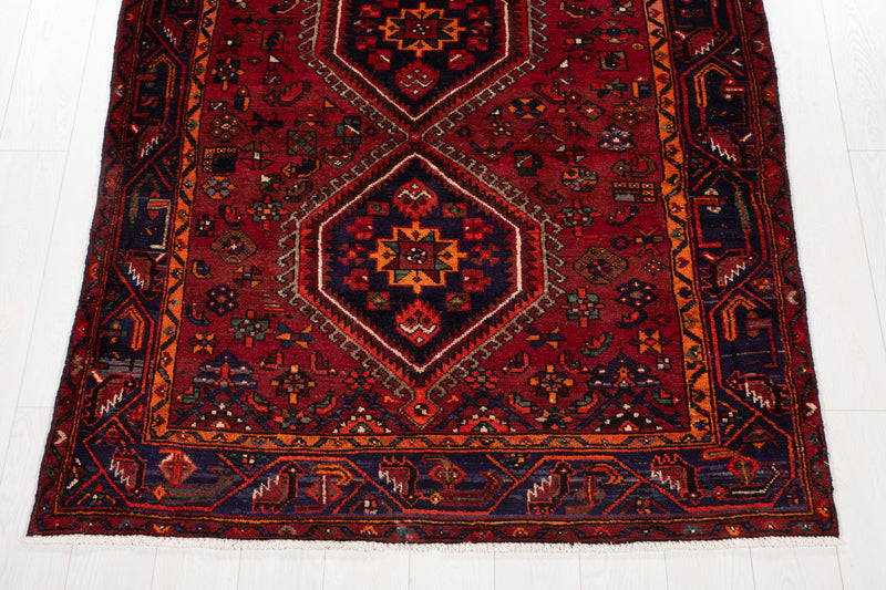 5' 11" x 4' 3" Excellent Hand-Knotted Vintage Tribal Rug - Yasi & Fara 