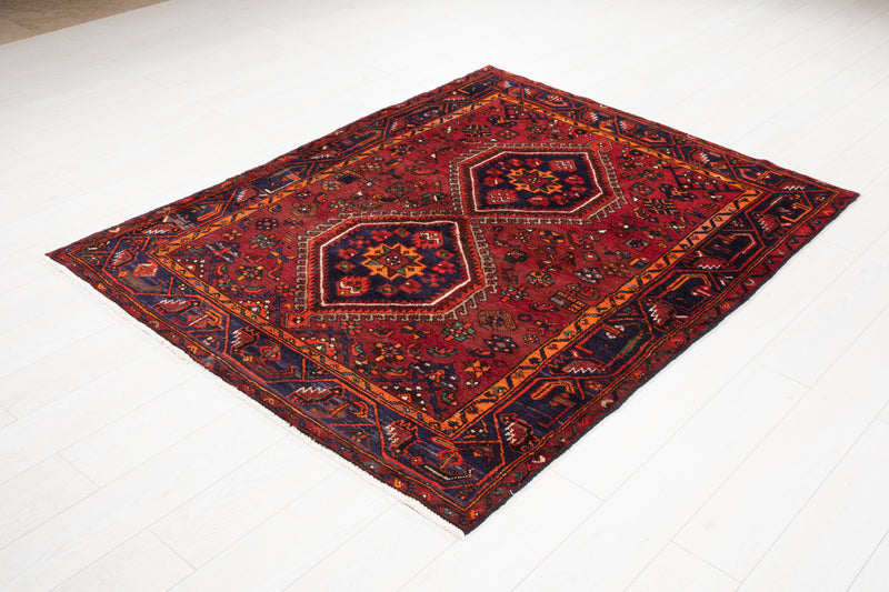 5' 11" x 4' 3" Excellent Hand-Knotted Vintage Tribal Rug - Yasi & Fara 