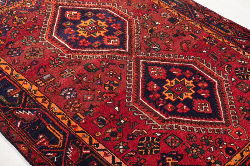 5' 11" x 4' 3" Excellent Hand-Knotted Vintage Tribal Rug - Yasi & Fara 