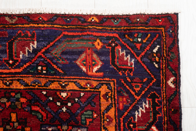 5' 11" x 4' 3" Excellent Hand-Knotted Vintage Tribal Rug - Yasi & Fara 