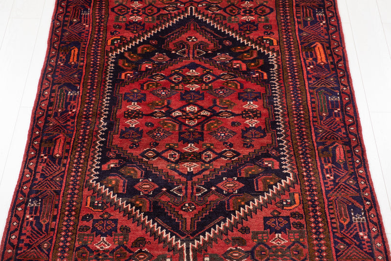 7' 4" x 4' 5" Excellent Hand-Knotted Vintage Tribal Rug - Yasi & Fara 