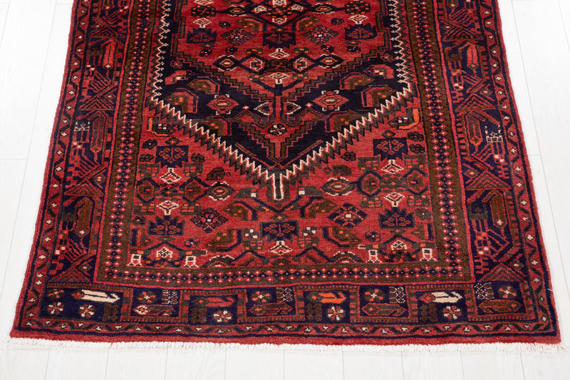 7' 4" x 4' 5" Excellent Hand-Knotted Vintage Tribal Rug - Yasi & Fara 