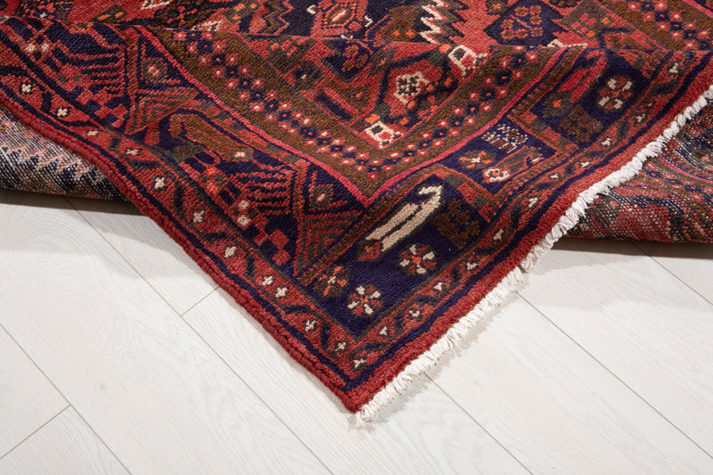 7' 4" x 4' 5" Excellent Hand-Knotted Vintage Tribal Rug - Yasi & Fara 