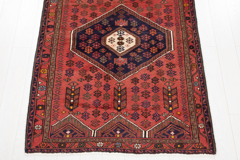 6' 2" x 4' 3" Excellent Hand-Knotted Vintage Tribal Rug - Yasi & Fara 