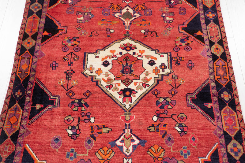 7' 8" x 5' Excellent Hand-Knotted Vintage Collectible Tribal Rug - Yasi & Fara 