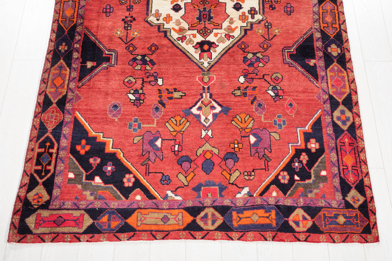 7' 8" x 5' Excellent Hand-Knotted Vintage Collectible Tribal Rug - Yasi & Fara 