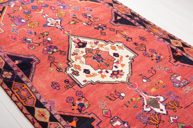 7' 8" x 5' Excellent Hand-Knotted Vintage Collectible Tribal Rug - Yasi & Fara 
